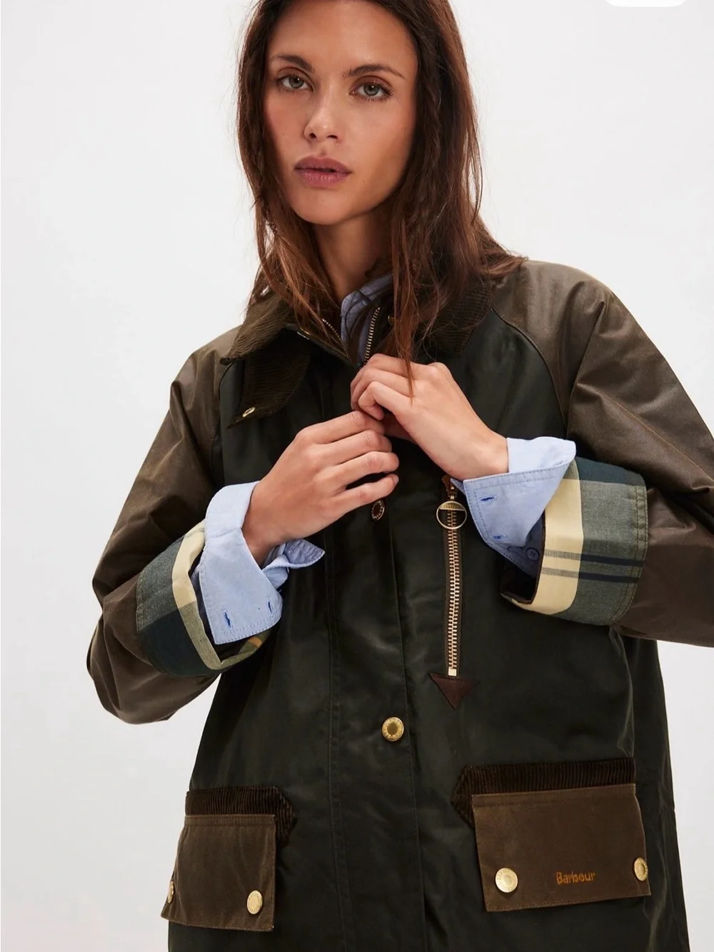 Barbour Evette Wax Jacket SZ US 4